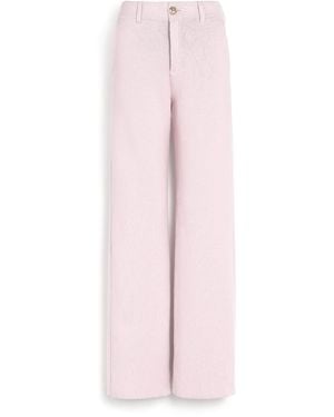 Barrie Chunky Cashmere Trousers - Pink
