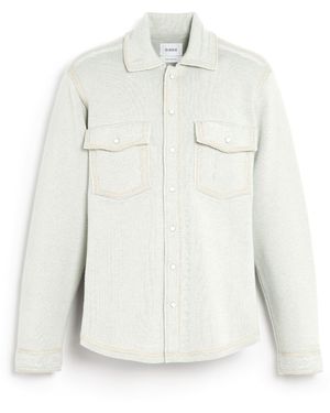 Barrie Cashmere And Cotton Denim Overshirt - White