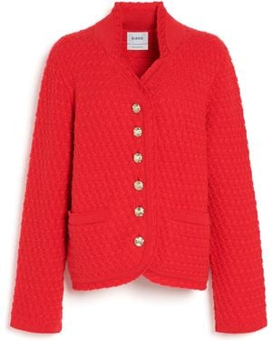 Barrie Cashmere Tweed Jacket - Red