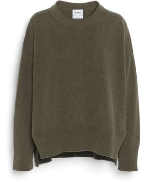 Barrie Iconic Oversized Cashmere Jumper - Green