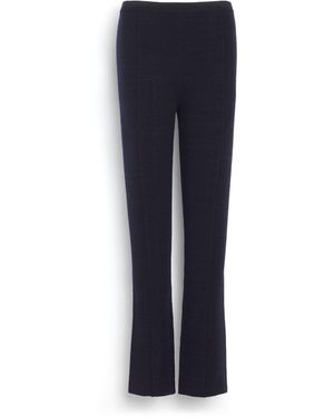 Barrie Cashmere And Wool Leggings - Blue
