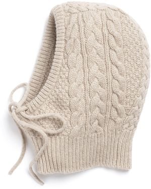 Barrie Cashmere Balaclava - Natural