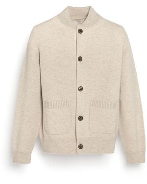 Barrie Chunky Cashmere Cardigan<Br> X Monocle - Natural