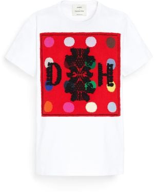 Barrie Spots Logo T-Shirt + Damien Hirst - Red