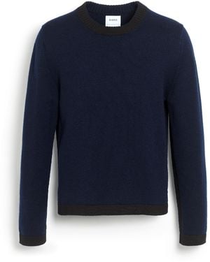 Barrie Cashmere Round-neck Sweater - Blue