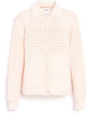 Barrie Shirt In Embossed Knit - Natural