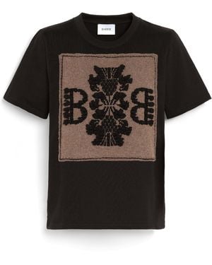 Barrie T-shirt With Cashmere B Logo Patch - Black