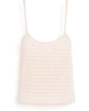 Barrie Top In Embossed Knit - Natural