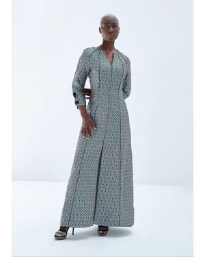 Baruni Abeba Dress - Blue