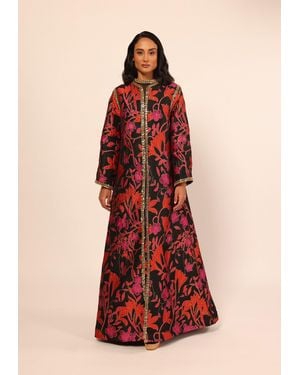 Baruni Aziza Abaya - Red
