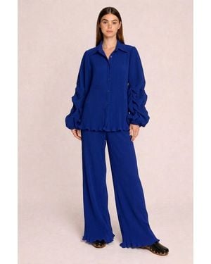 Baruni Ausha Pant Set - Blue