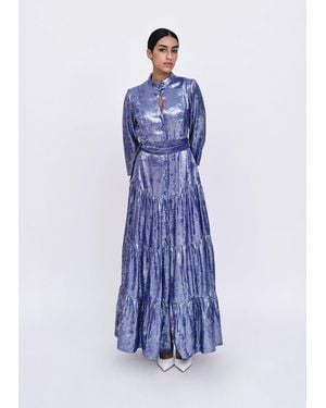 Baruni Salvia Dress - Blue