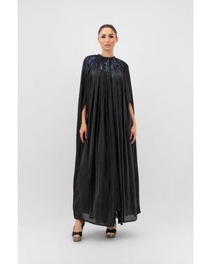 Baruni Samarah Cape Set - Black