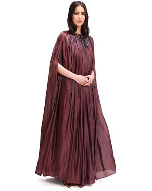 Baruni Samarah Cape Set - Purple