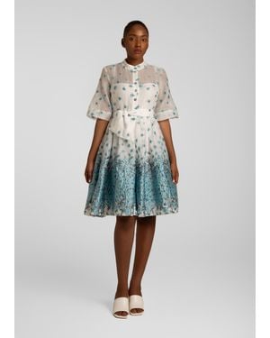 Baruni Pansies Dress - Blue