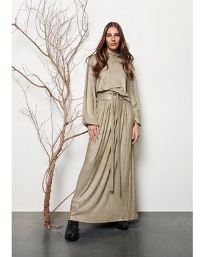 Baruni Asymmetric Jersey Dress - Natural