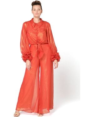 Baruni Ashtar Shirt-Pants Set - Green