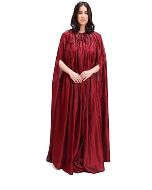Baruni Samarah Cape Set - Red