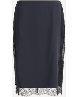 Tom Ford Gonna Satinata Con Dettagli - Blu