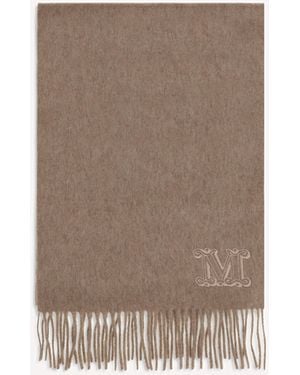 Max Mara Dalia Scarf - Natural