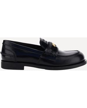 Miu Miu Penny Loafers - White