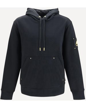Moose Knuckles Hartsfield Series Zip Up Hoodie - Blue
