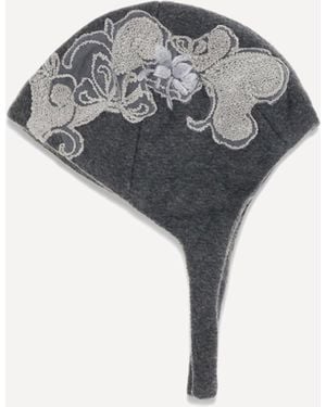 Hui Milano Cappello Con Ricami - Grigio