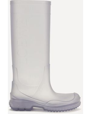 Loewe Logo Rubber Rain Boots - White