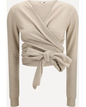 Alaïa Wrap Top - Natural