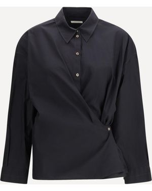 Lemaire Cotton Blend Shirt - Blue