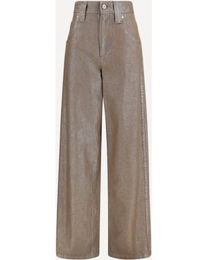 Brunello Cucinelli Jeans A Gamba Larga - Neutro