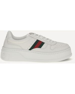 Gucci Oversized Sole Trainers - White