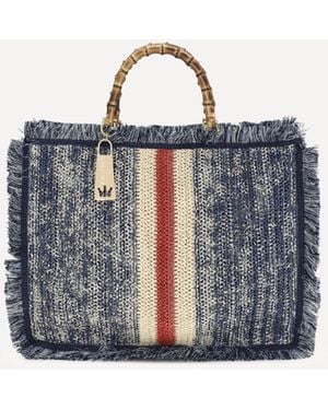 La Milanesa Ortensia Tote Bag - Blue