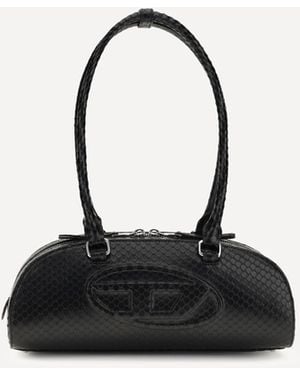 DIESEL 1Dr Dome Shoulder Bag - Black