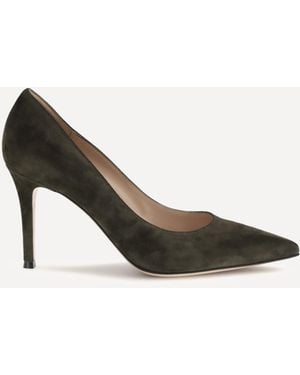 Gianvito Rossi Suede Court Shoes - Green