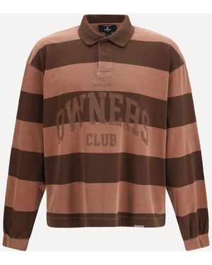 Represent Polo Rugby Owners Club A Righe - Marrone