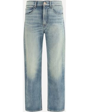 7FOR Easy Straight Jeans - Blue