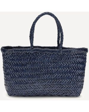Dragon Diffusion Borsa A Mano Bamboo Triple Jump Mini - Blu