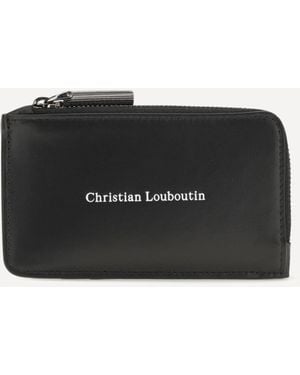Christian Louboutin Canopy Zipped Card Holder - Black