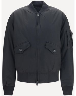 Y-3 Nylon Bomber Jacket - Blue