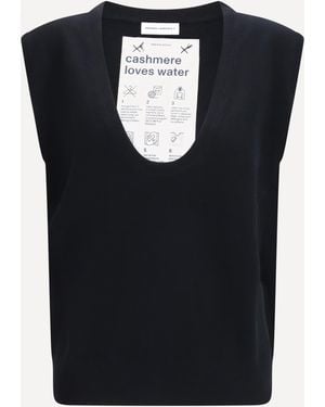 Extreme Cashmere N°423 Lord Sleeveless Jumper - Black