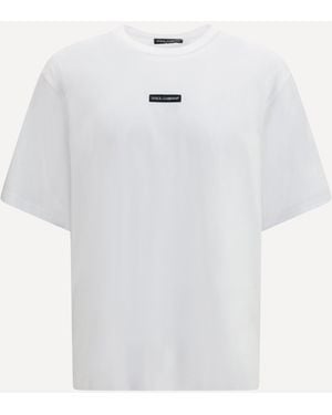 Dolce & Gabbana Cotton T-Shirt - White