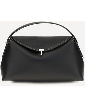 TOTEME T-Lock Handbag - Black