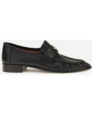 Chloé Letti Leather Loafers - White