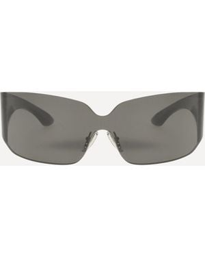 Balenciaga Occhiali Da Sole Mono Square - Grigio