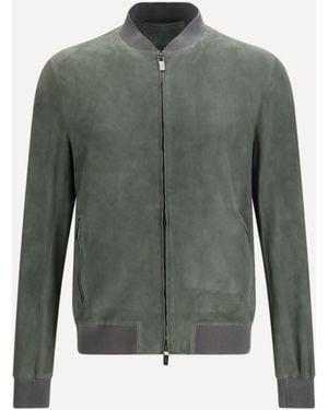 Salvatore Santoro Suede Jacket - Green