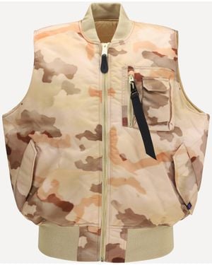 Alpha Industries Ma-1 Base Camouflage Vest - Natural