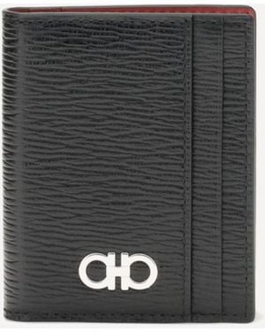 Ferragamo Portacarte Gancini - Nero