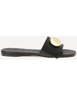 Loewe Pebble Slide Sandals - White