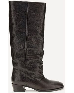 P.A.R.O.S.H. P. A.R. O.S. H. High Leather Boots - Black